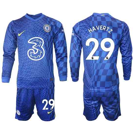 Men Chelsea Long Sleeve Soccer Jerseys 512